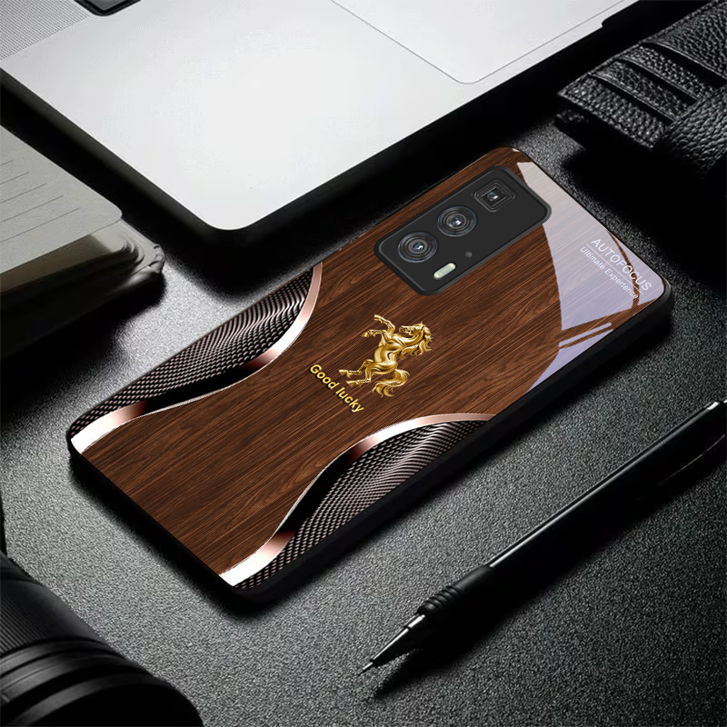 Golden Steed Fortune Black Gla - Phone Cases For Motorola recension och pris