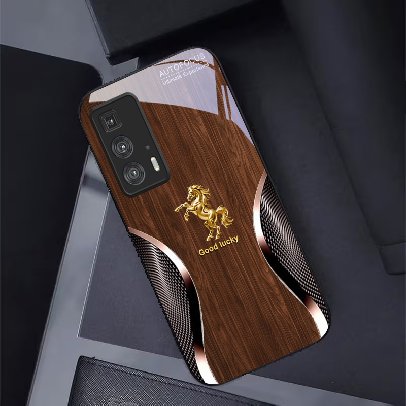 Golden Steed Fortune Black Gla - Phone Cases For Motorola recension och pris