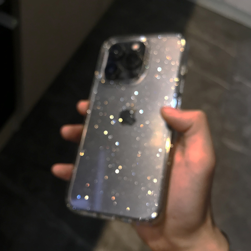 Transparent Simple Glitter Pho - Phone Cases Best recension och pris