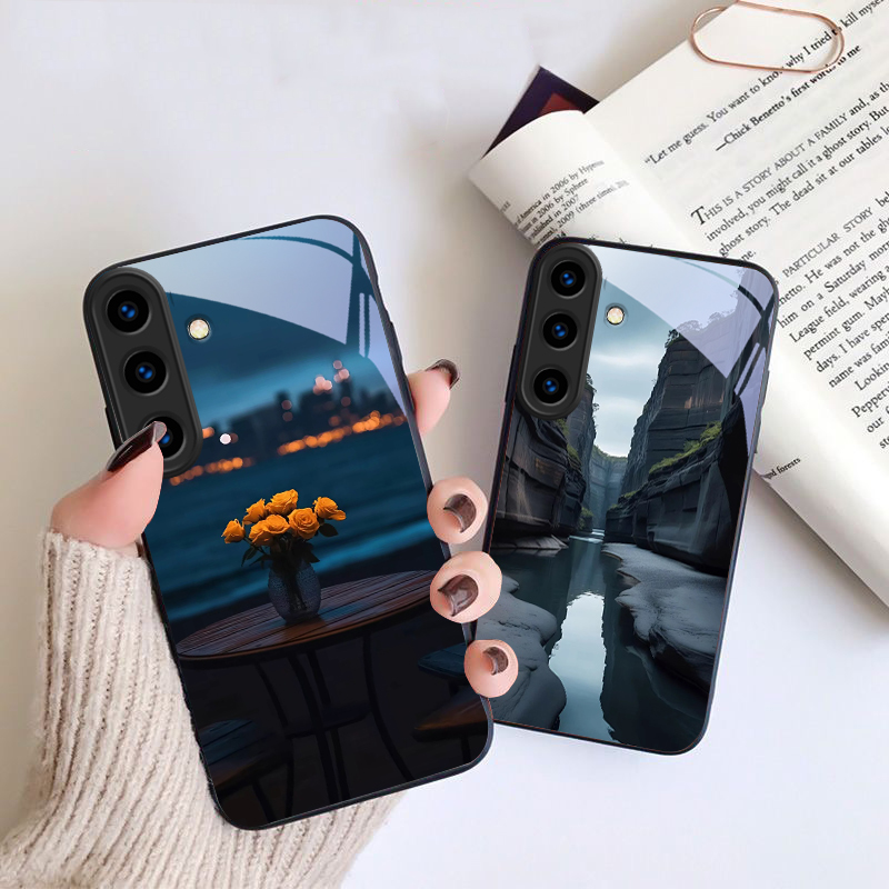 Warm orange halo tree For Sams - Phone Cases Orange recension och pris