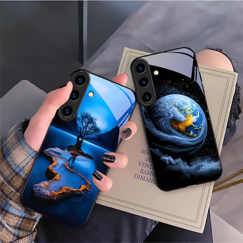 Warm orange halo tree For Sams - Phone Cases Orange recension och pris