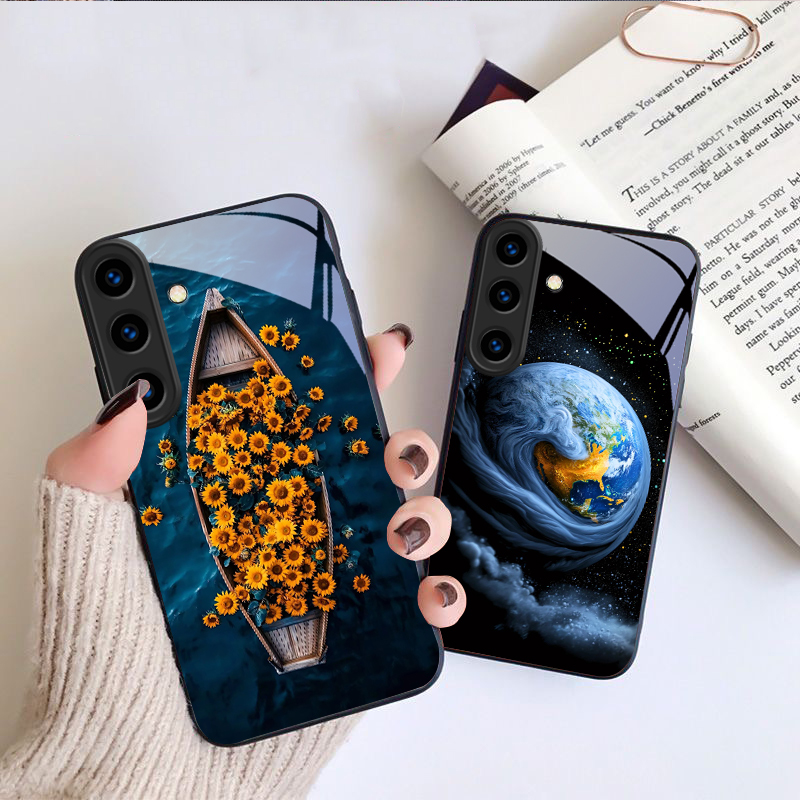 Warm orange halo tree For Sams - Phone Cases Orange recension och pris