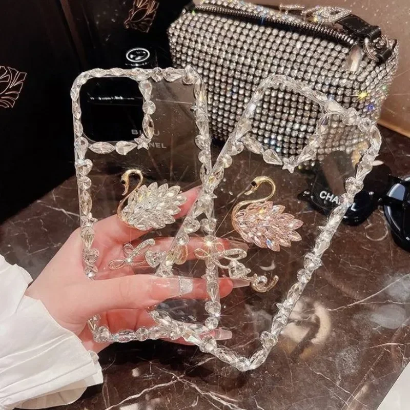 Diamond Love Crystal Swan Phon - Phone Cases Arc recension och pris