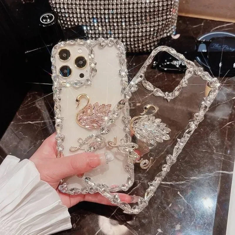 Diamond Love Crystal Swan Phon - Phone Cases Arc recension och pris