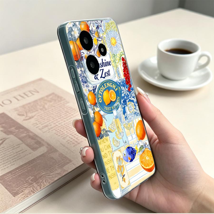Orange Fruit Soft Phone Cover  - Phone Cases Orange recension och pris