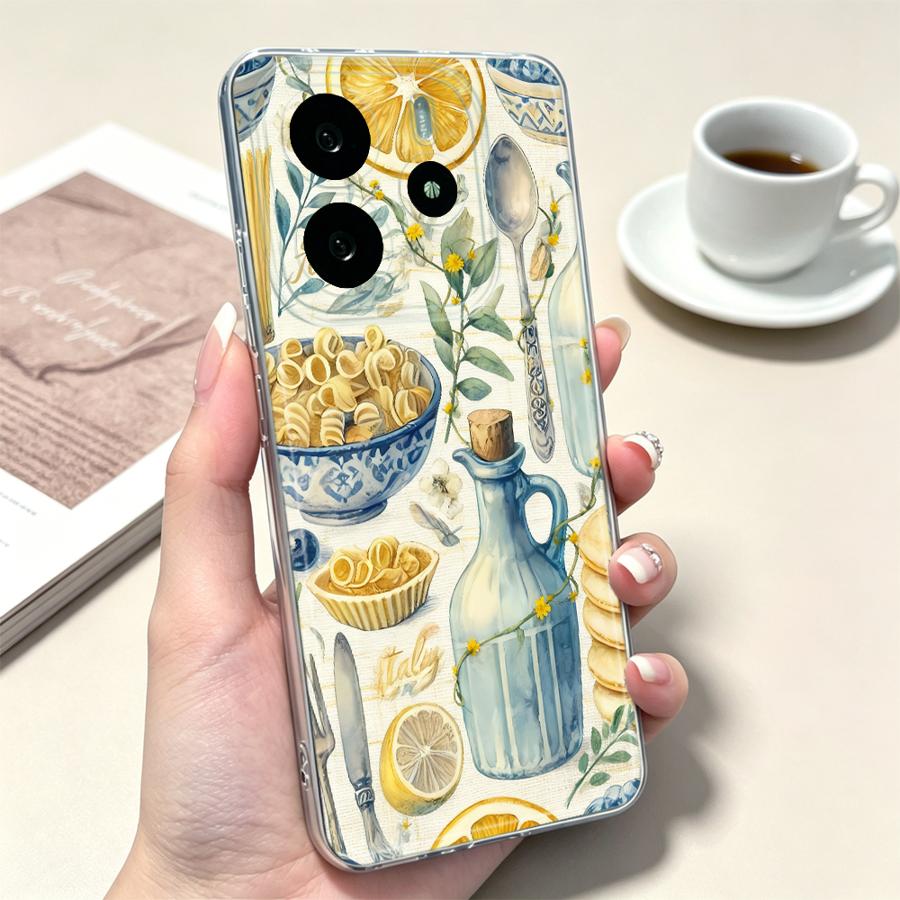 Orange Fruit Soft Phone Cover  - Phone Cases Orange recension och pris