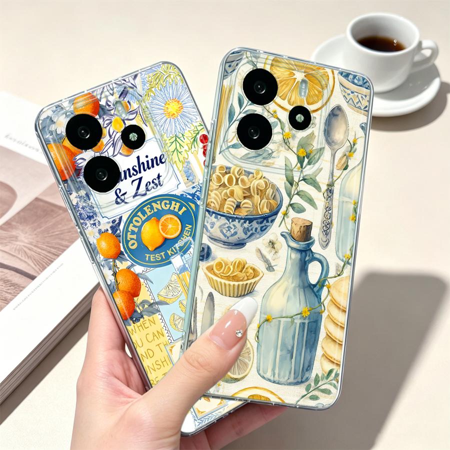 Orange Fruit Soft Phone Cover  - Phone Cases Orange recension och pris