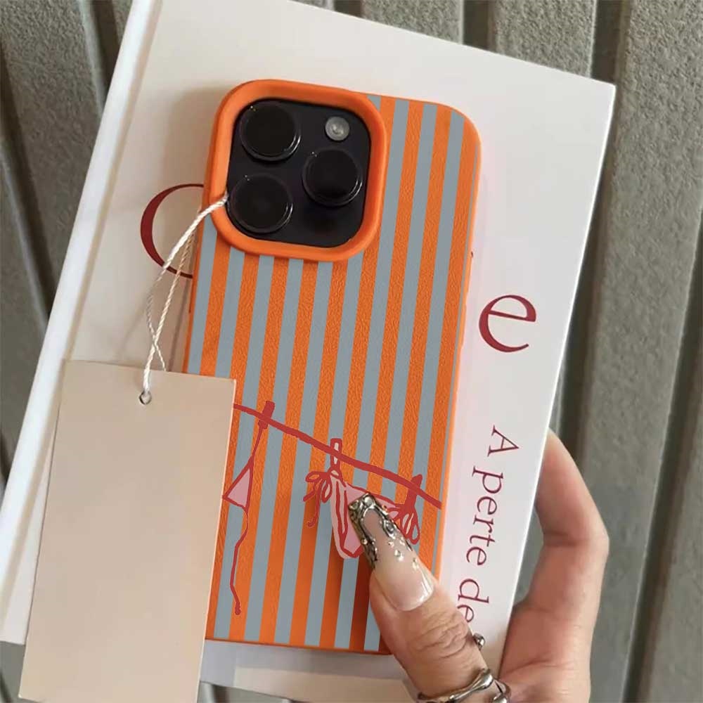 Blue White Striped Bikini Phon - Phone Cases Blue recension och pris