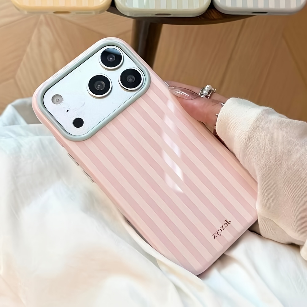 Luxury Korean Fashion Stripes  - Phone Cases Korean recension och pris