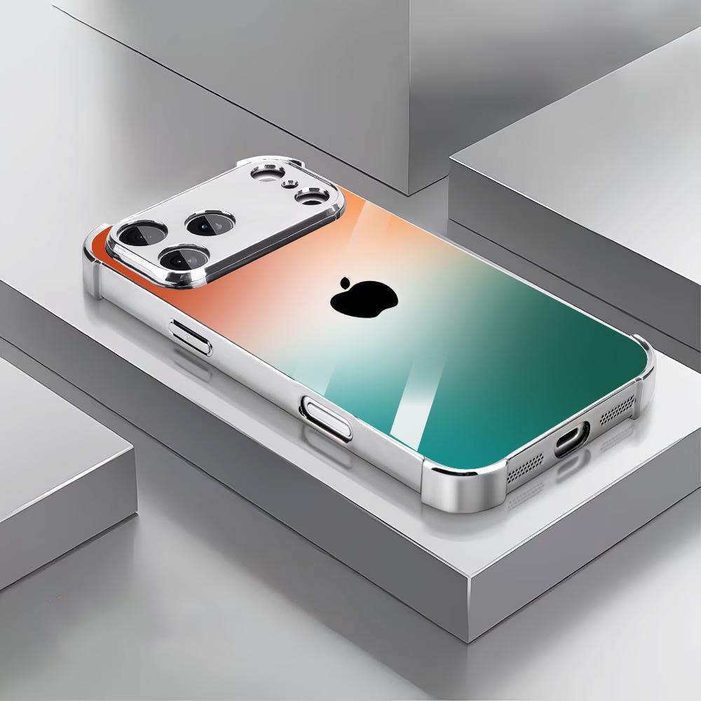 Orange green gradient Tempered - Phone Cases Orange recension och pris
