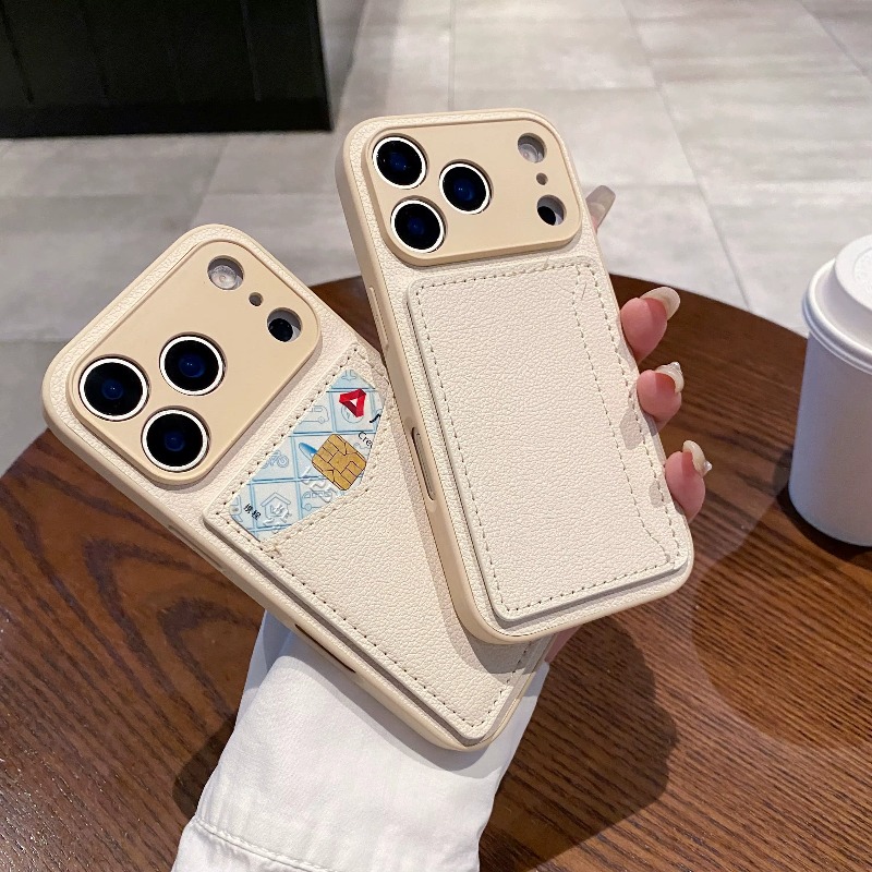 PU Leather Wallet Phone Case w - Card Holder Slim Case recension och pris