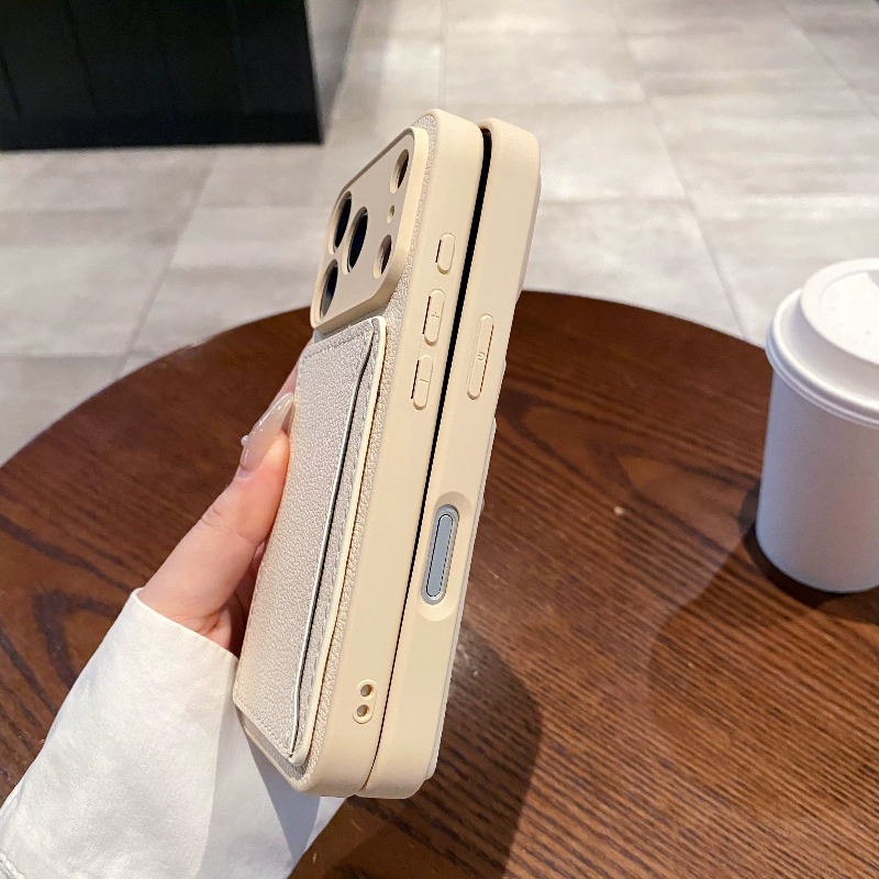 PU Leather Wallet Phone Case w - Card Holder Slim Case recension och pris