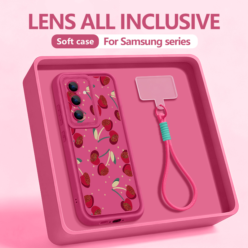 Little Cherry Pattern Lanyard  - Phone Cases Cherry recension och pris