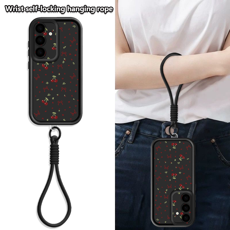 Little Cherry Pattern Lanyard  - Phone Cases Cherry recension och pris