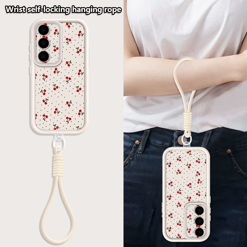Little Cherry Pattern Lanyard  - Phone Cases Cherry recension och pris