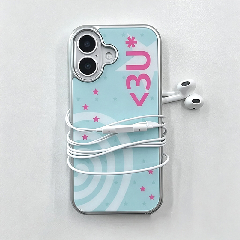 Y2K Creative Sweet Cool Mint B - Phone Cases Blue recension och pris