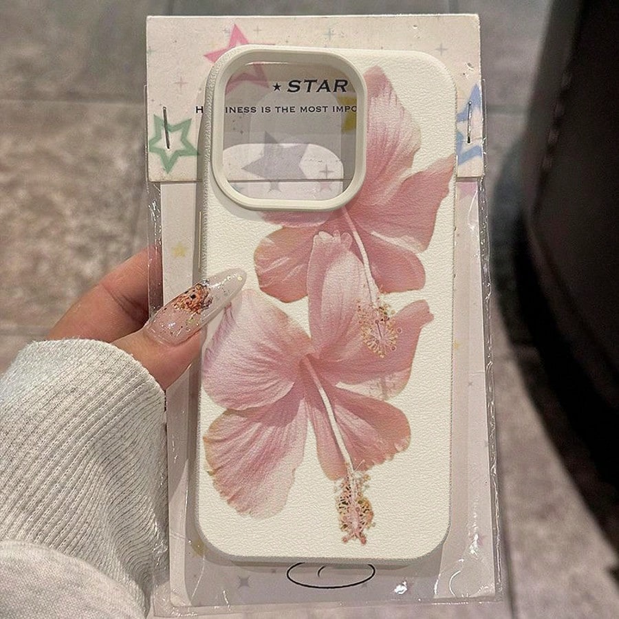 Pink Hibiscus Elegant High Aes - Phone Cases Drop Proof recension och pris