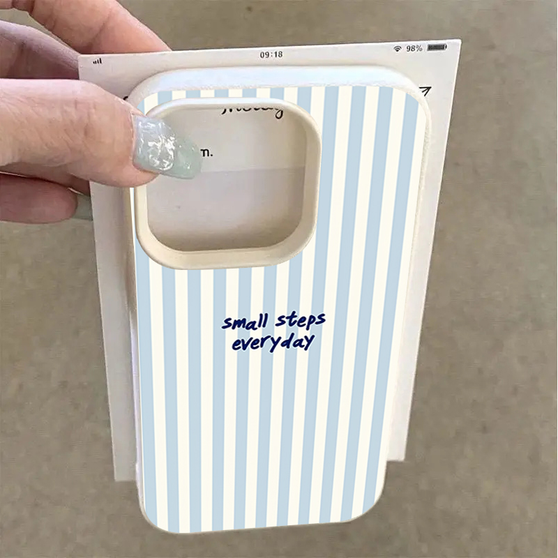 Blue English Blue White Stripe - Phone Cases Blue recension och pris