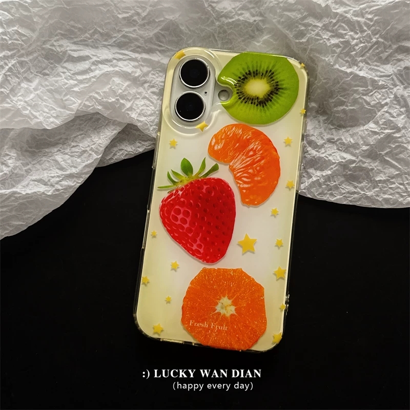 Summer Full Screen Fruits Stra - Phone Cases Orange recension och pris