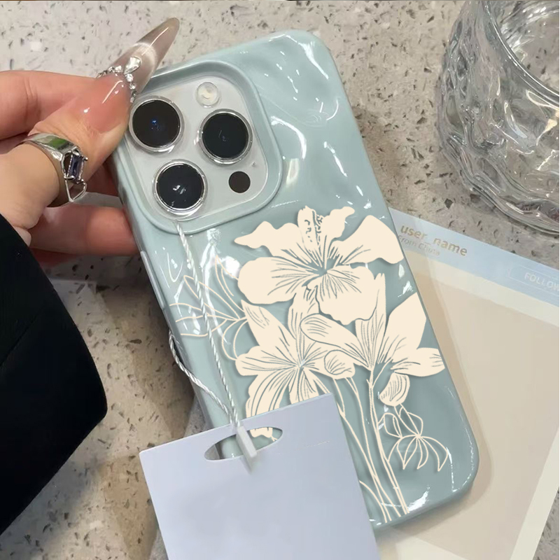 Linear Floral Minimalism Phone - Phone Cases Drop Proof recension och pris