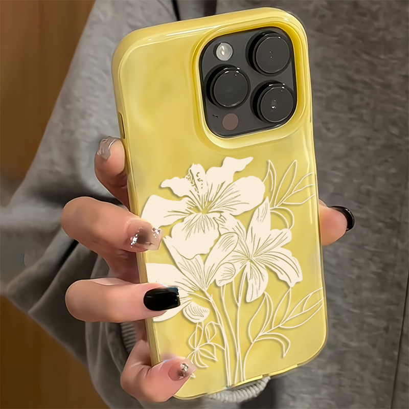 Linear Floral Minimalism Phone - Phone Cases Drop Proof recension och pris